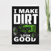 Ik laat vuil goed lijken - Tractorbestuurder  Kaart (Voorkant)