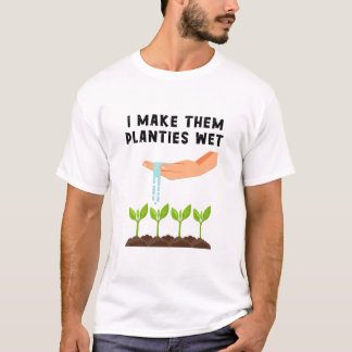 Ik laat ze planten nat t-shirt