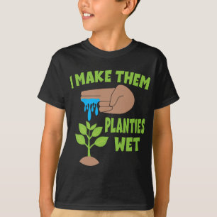 Ik laat ze planten nat t-shirt