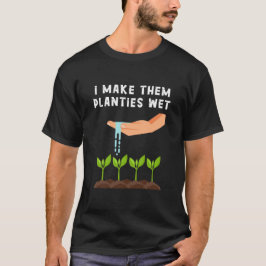 Ik laat ze planten nat t-shirt