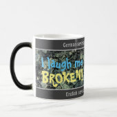 Ik lach me kapot - gekke vertaald Duits! Magische Mok (Links)
