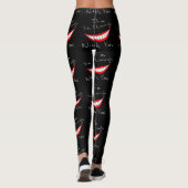 Ik lach met je zwart leggings (Achterkant)