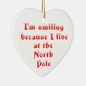 Ik lach omdat hart ornament (Rechts)