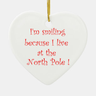 Ik lach omdat hart ornament