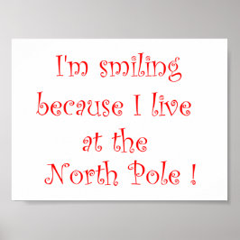 Ik lach omdat ik poster