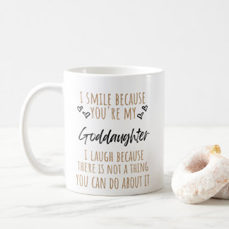Ik lach omdat je mijn peetdochter bent koffiemok