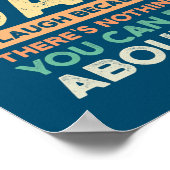 Ik lach omdat je mijn vader bent, ik lach vader ui poster (Hoek)