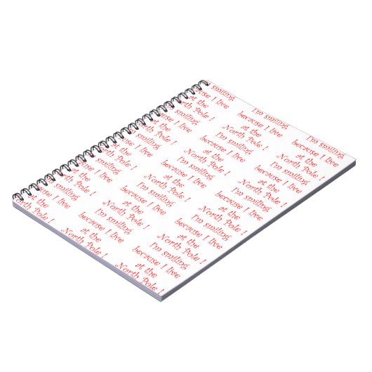 Ik lach omdat-notitieboek notitieboek (Linkerzijde)