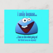 Ik lach omdat...V2 Briefkaart (Voorkant)