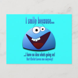 Ik lach omdat...V2 Briefkaart