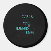 Ik lach onder het masker schoolbuschauffeur magneet (Voorkant)