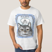 Ik lach Rats Cat T-shirt (Voorkant)