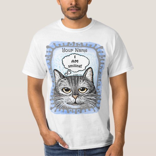 Ik lach Rats Cat T-shirt (Voorkant)