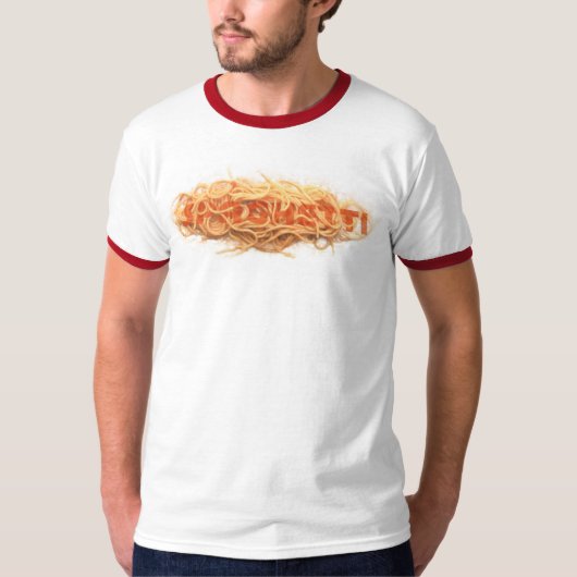 Ik lach spaghetti! t-shirt (Voorkant)