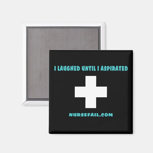 Ik lachte tot ik aspireerde magneet (Voorkant / Achterkant)