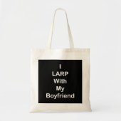 Ik LARP met mijn vriend (wit) Tote Bag (Voorkant)