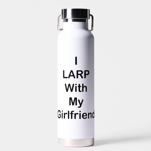 Ik LARP met Mijn Vriendin Waterfles (Voorkant)