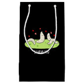 Ik Larvae je grappig Larvae Love Pun Dark BG Klein Cadeauzakje (Voorkant)
