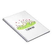 Ik Larvae je grappig Larvae Love Pun Notitieboek (Rechterzijde)