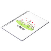 Ik Larvae je grappig Larvae Love Pun Notitieboek (Linkerzijde)