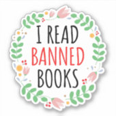 Ik las bandopdracht sticker (Voorkant)