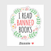 Ik las bandopdracht sticker (Vel)