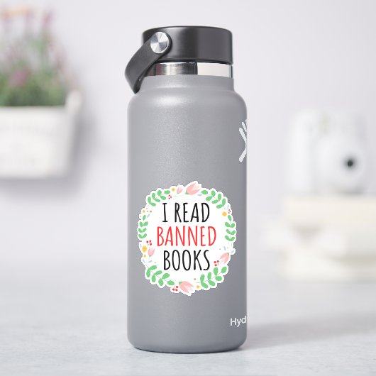 Ik las bandopdracht sticker (HydroFlask)