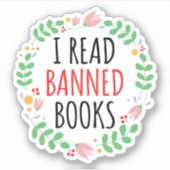 Ik las bandopdracht sticker (Voorkant)