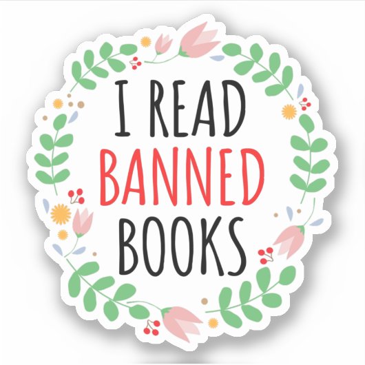 Ik las bandopdracht sticker (Voorkant)