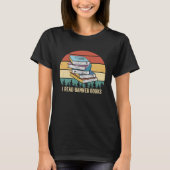 Ik las Banned Book Retro T-shirt (Voorkant)
