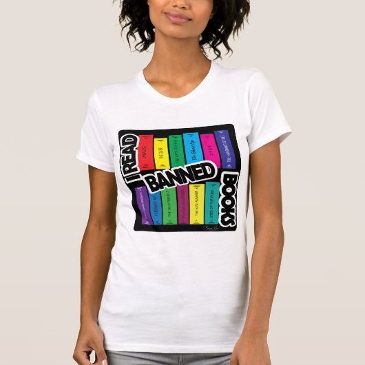 Ik las Banned Books T-shirt (Voorkant)