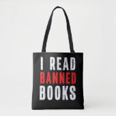 Ik las boeken met boekenovers tote bag (Voorkant)