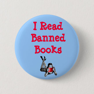 Ik las Button voor verboden boeken