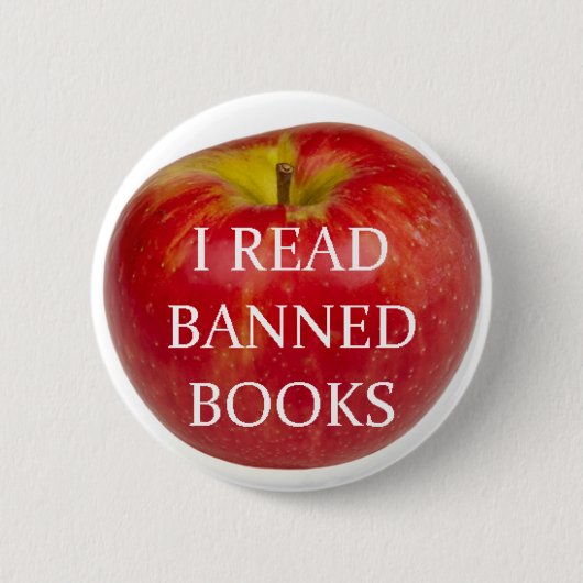Ik las de Button van de Verboden Boeken Apple (Voorkant)