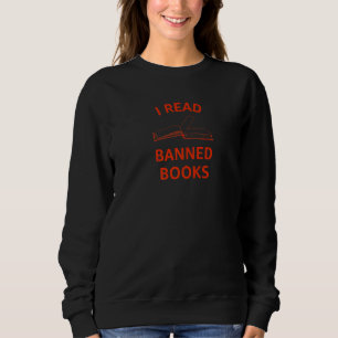 Ik las de verboden literatuuractivist voor boeken trui