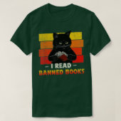 Ik las de week van de Banken Librarian Freadom Rea T-shirt (Design voorkant)
