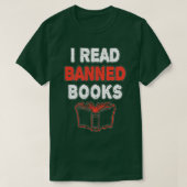 Ik las de week van de verboden boeken t-shirt (Design voorkant)