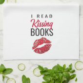 Ik las Kissingboeken Keukenhanddoek (Gevouwen)