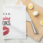 Ik las Kissingboeken Keukenhanddoek (Quarter Fold)