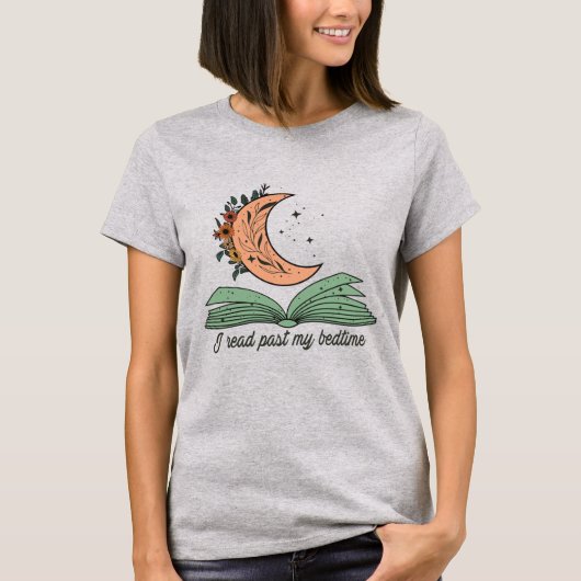 Ik las mijn slaapboekkunst uit mijn slaapkamer t-shirt (Voorkant)