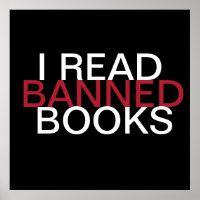 Ik las Poster voor verboden boeken