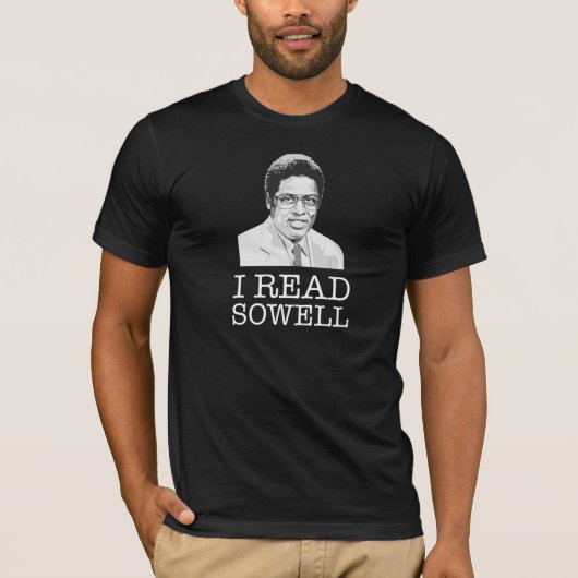 Ik las Thomas Sowell libertarian T-Shirt (Voorkant)