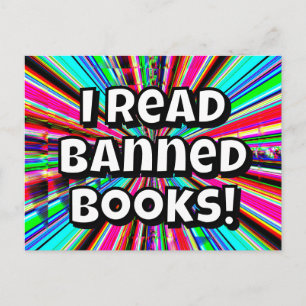 Ik las verboden boeken briefkaart