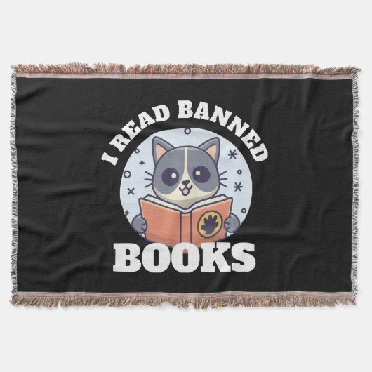 Ik las verboden boeken deken (Voorkant)
