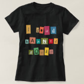 Ik las verboden boeken - grappige lezer T-Shirt (Design voorkant)