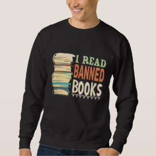 Ik las verboden boeken met boekenworm en boekenwor trui