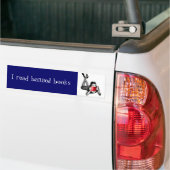 Ik las verboden boeken met bumpersticker (Op Truck)