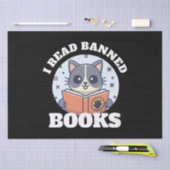 Ik las verboden boeken tissuepapier (Craft)