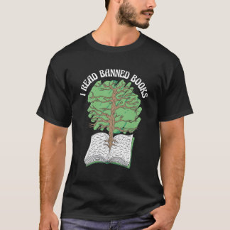 Ik las verboden boeken voor bibliothecarissen t-shirt