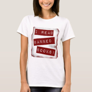 Ik las verboden boekenhandboek t-shirt